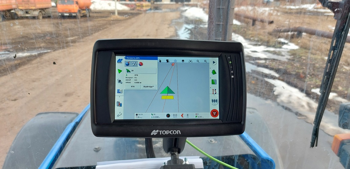 Установка электрического автопилота TOPCON AES-35