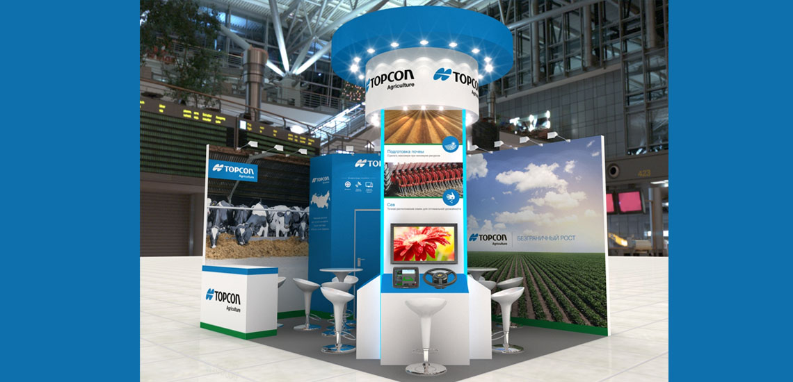 Стенд TOPCON Agriculture С215 на выставке ЮгАгро 2019